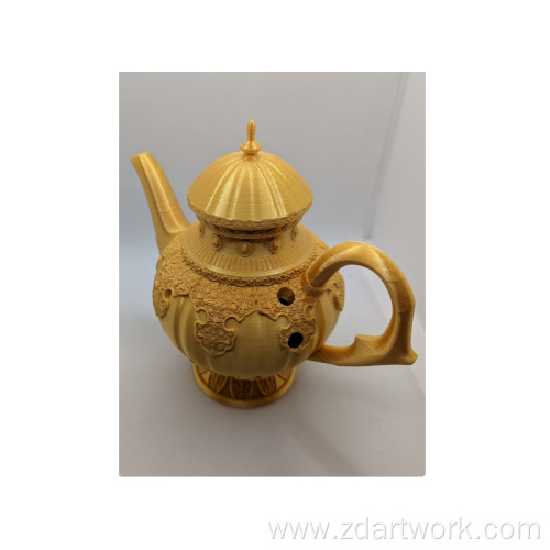 Customized gold assassin teapot